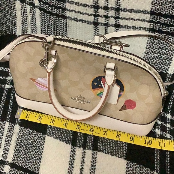 Coach mini Sierra satchel outer space graphic purse - Picture 11 of 12